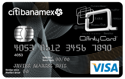 Tarjeta de Crédito Affinity Card Citibanamex: con puntos