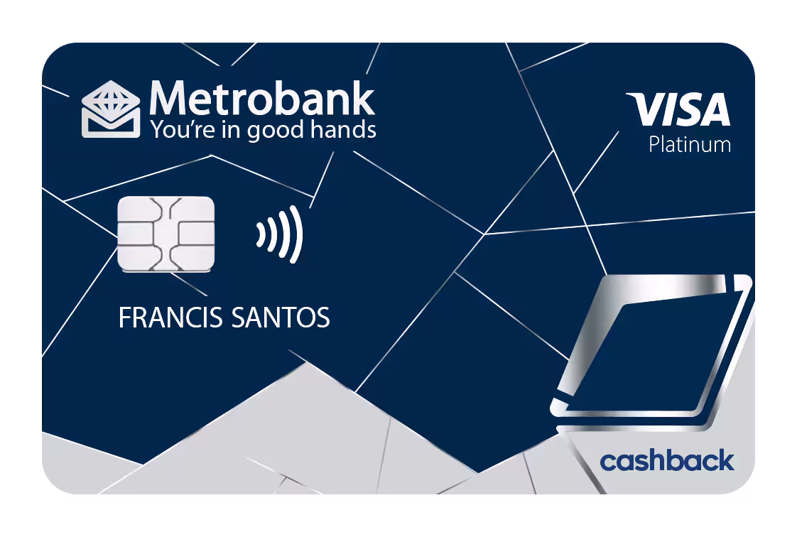 Mag-apply para sa Metrobank Cash Back Card.
