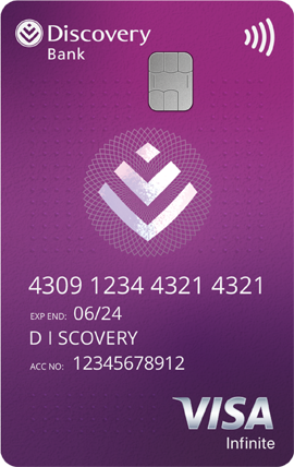 Unlock greatness with the Discovery Bank Purple Card!