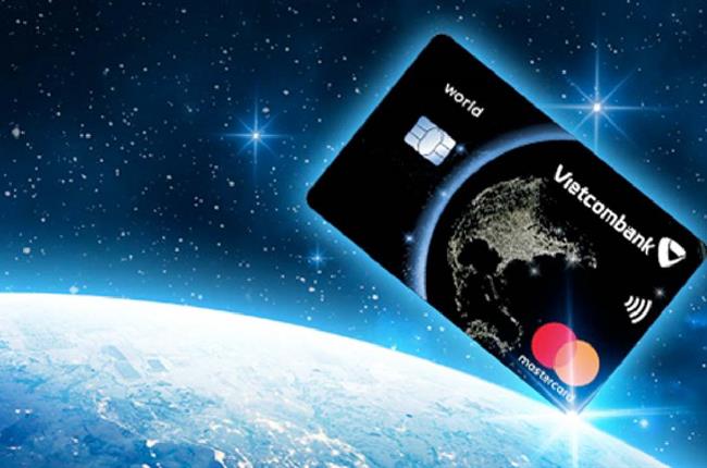 Thẻ tín dụng quốc tế Vietcombank Mastercard World.