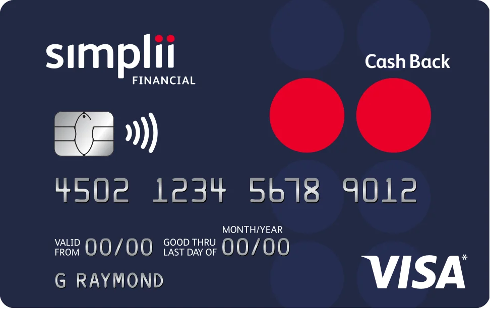 Demandez votre carte Simplii Financial Cash Back Visa dès aujourd’hui !